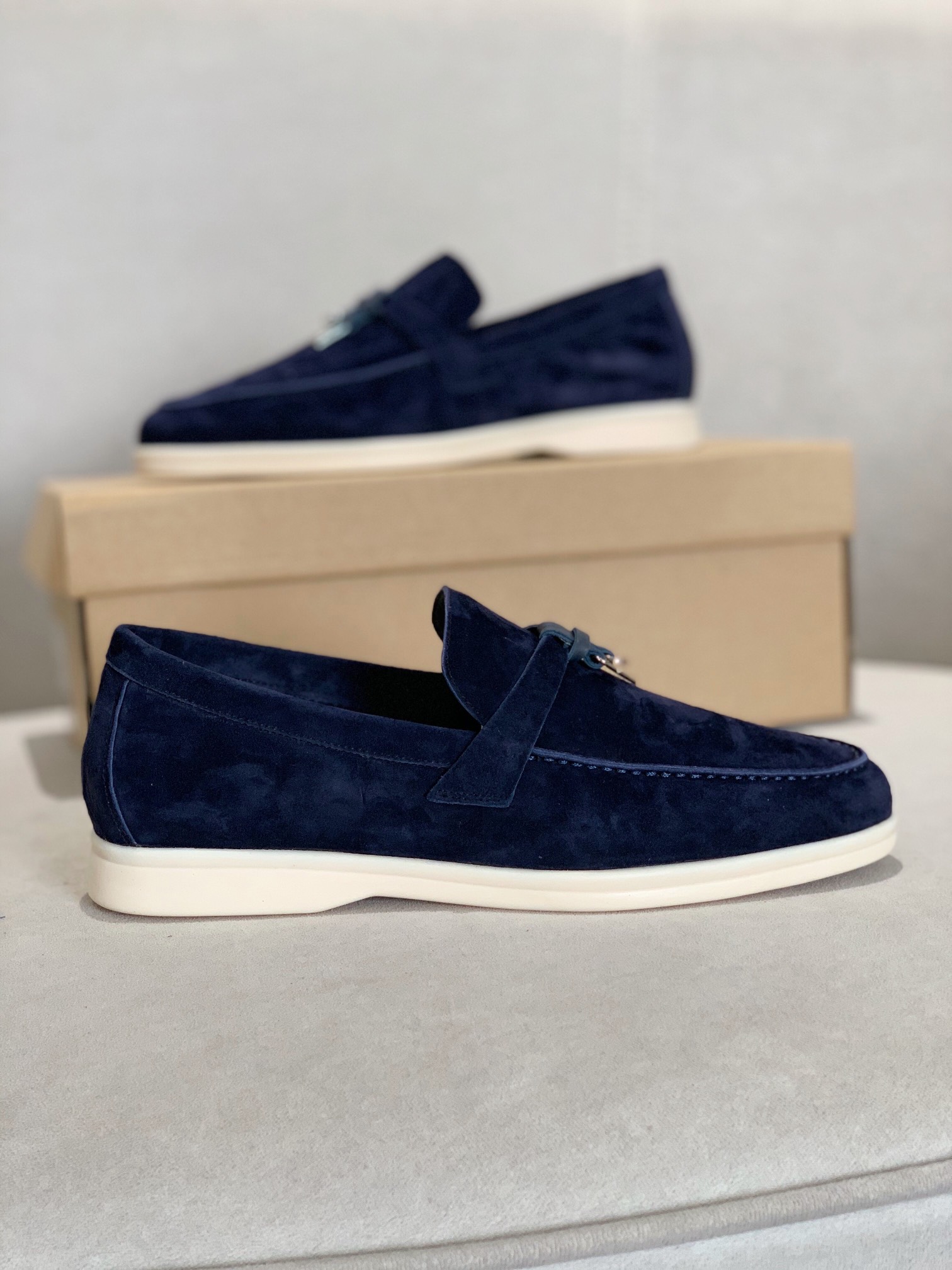GIÀY LORO PIANA COBAN SHEEPSKIN SUEDE LOAFER DA CỪU