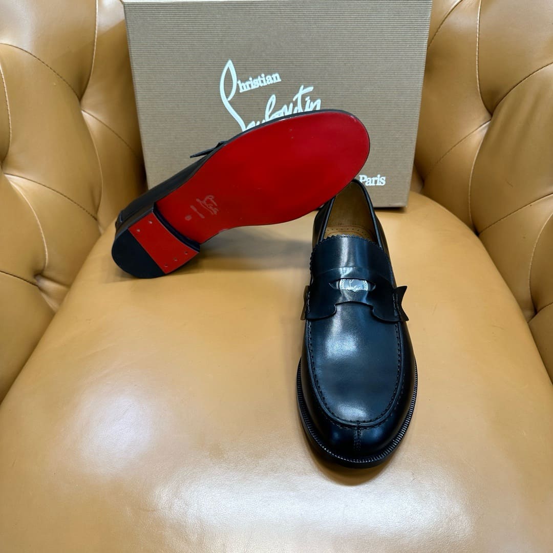 GIÀY CHRISTIAN LOUBOUTIN LOAFER HIGH TOP QUALITY SHOES AAA