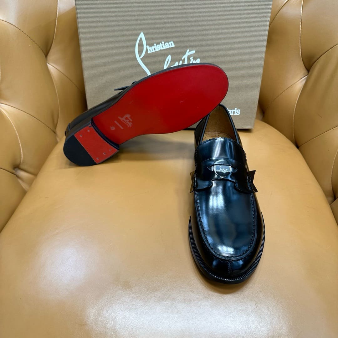 GIÀY CHRISTIAN LOUBOUTIN LOAFER HIGH TOP QUALITY SHOES AAA