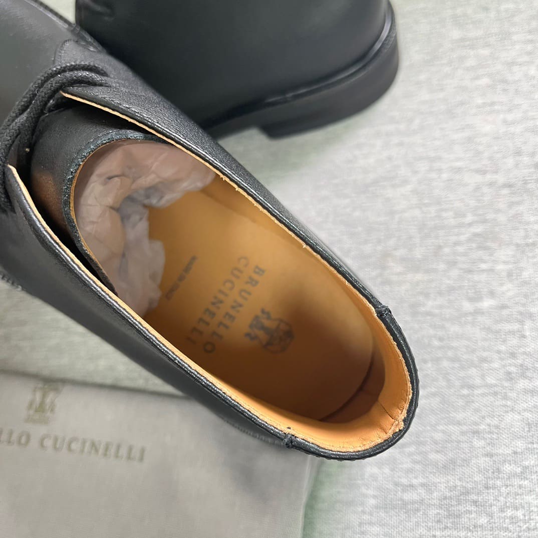 GIÀY BRUNELLO CUCINELLI CHELSEA BOOTS SHOES AAA DA LỘN