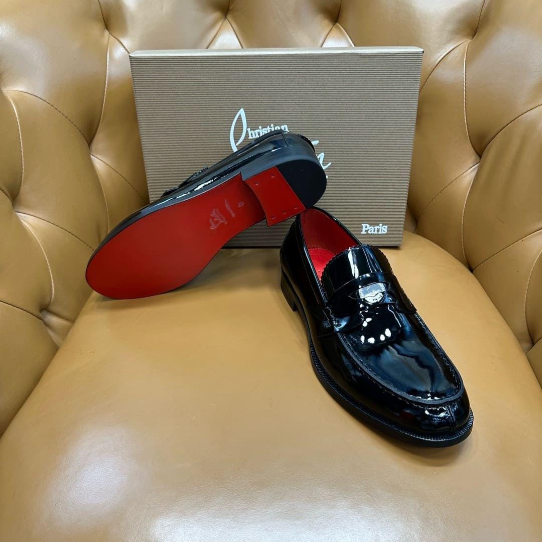 GIÀY CHRISTIAN LOUBOUTIN LOAFER HIGH TOP QUALITY SHOES AAA