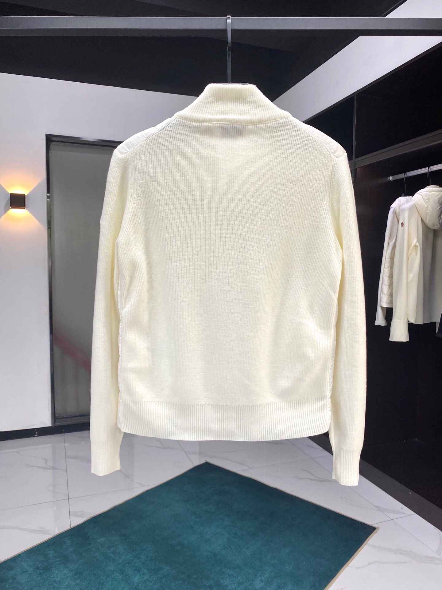 ÁO MONCLER WINTER LINEN WHITE JACKET