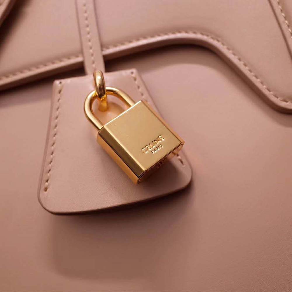 TÚI Celine Women Medium16 Bag in Satinated Calfskin-Sandy