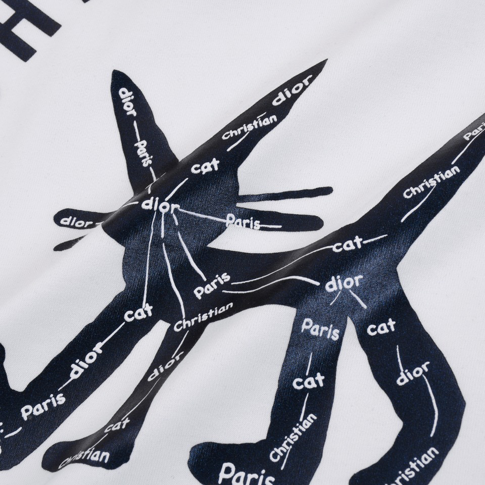 ÁO CHRISTIAN DIOR print cotton jersey T-shirt