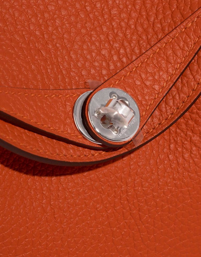 TÚI Hermès Lindy 20 Mini Taurillon Clemence Feu