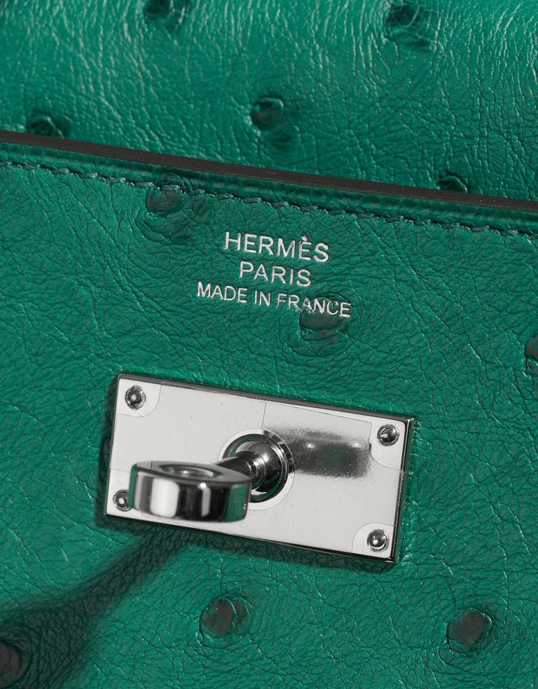 TÚI Hermès Kelly Long Wallet Ostrich Vert Verone