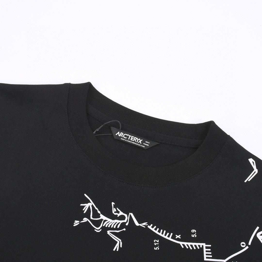 ÁO  ARC'TERYX print cotton jersey T-shirt