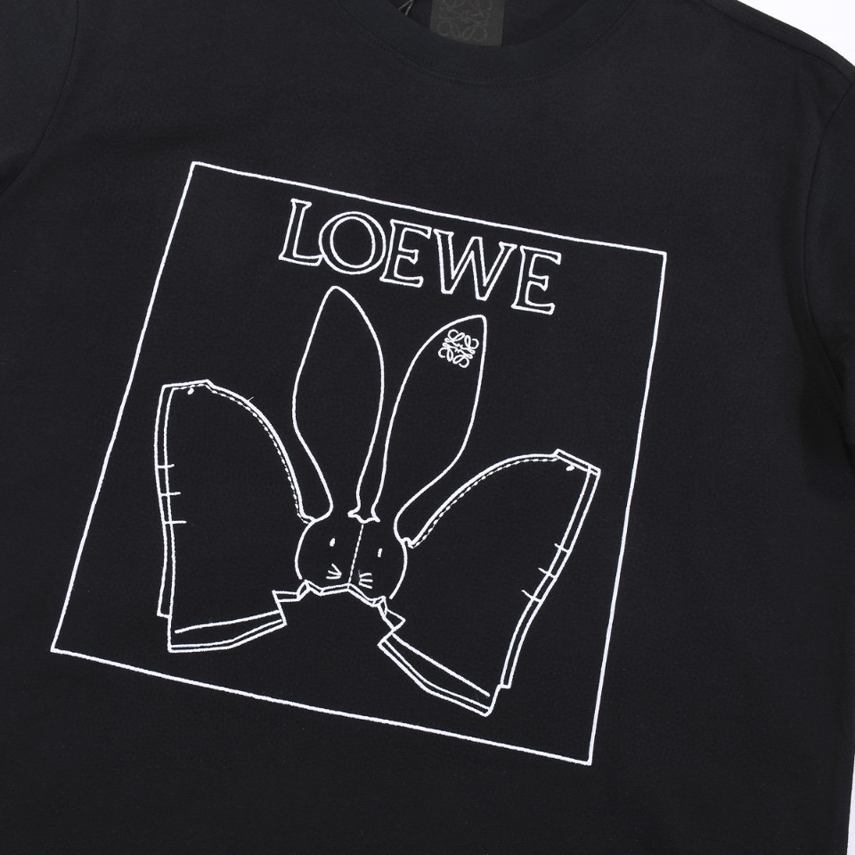 ÁO LOEWE SPAIN print cotton jersey T-shirt