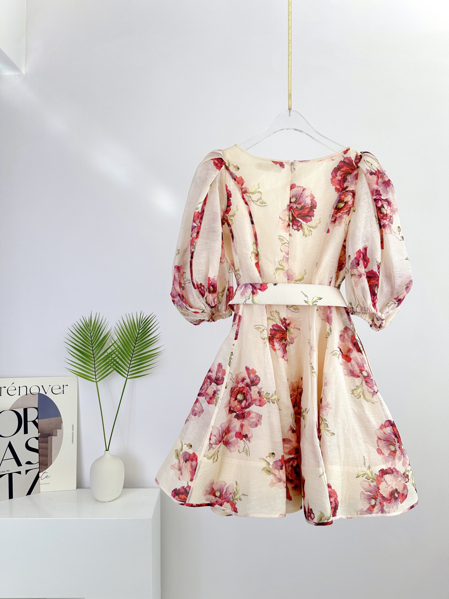 VÁY ZIMMERMANN Red Flower Vintage Dress