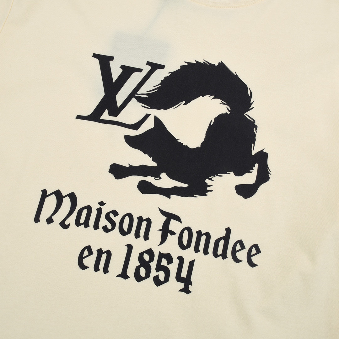 ÁO LOUIS VUITTON print cotton jersey T-shirt