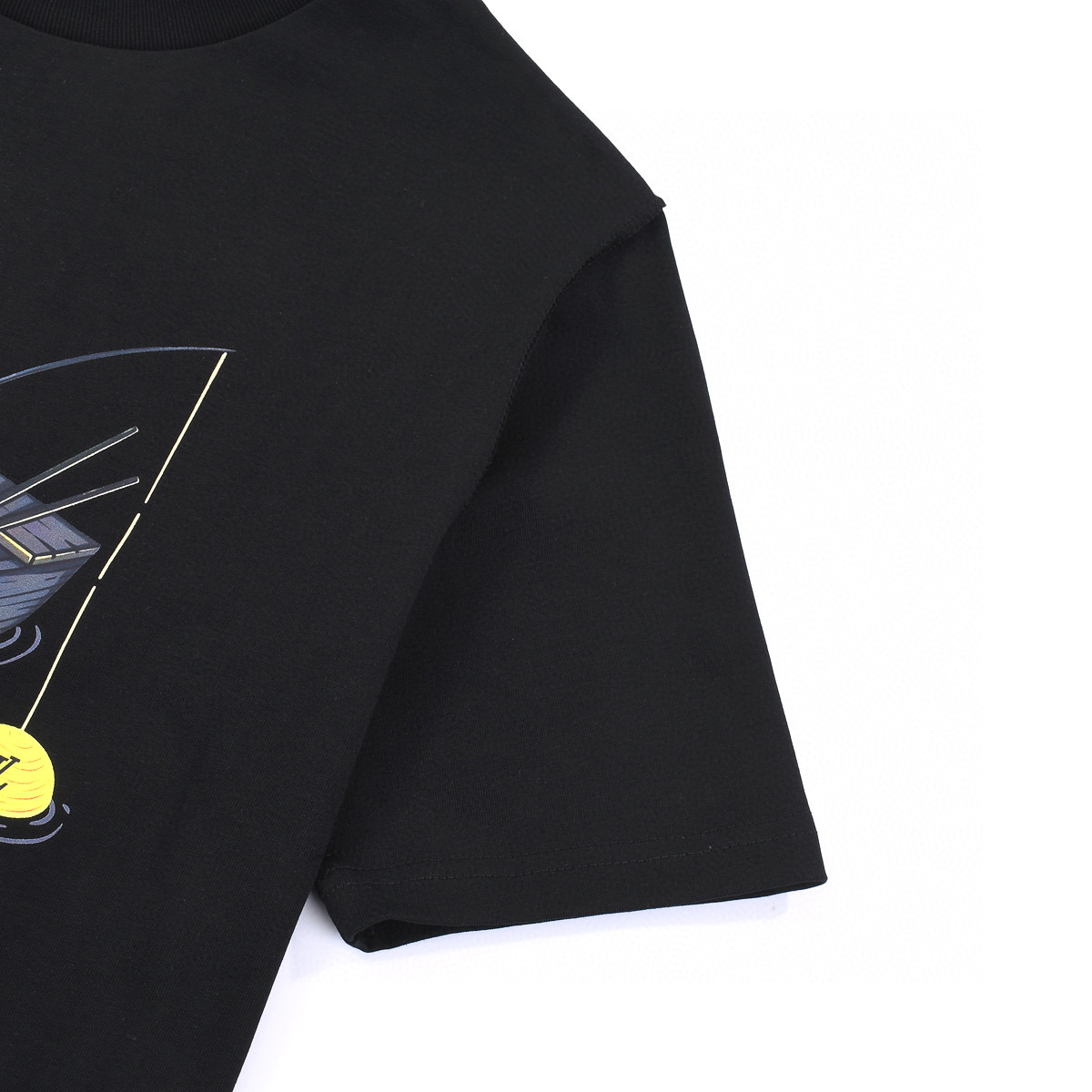 ÁO LOUIS VUITTON print cotton jersey T-shirt