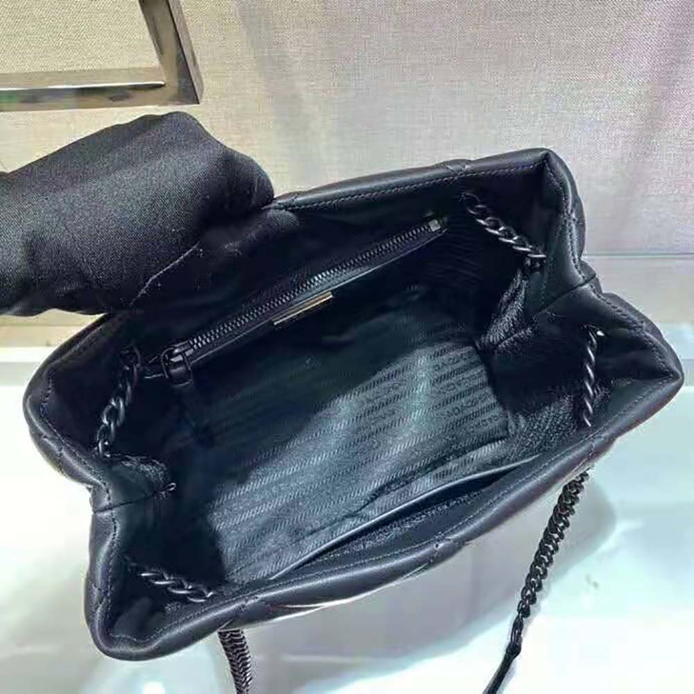TÚI Prada Nappa Leather Prada Spectrum Tote-Black