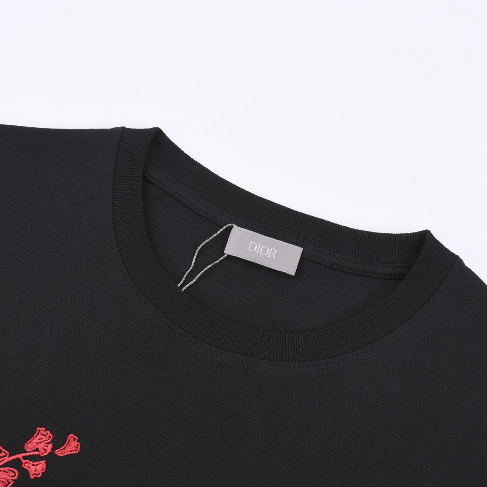 ÁO CHRISTIAN DIOR FLOWER T SHIRT BLACK