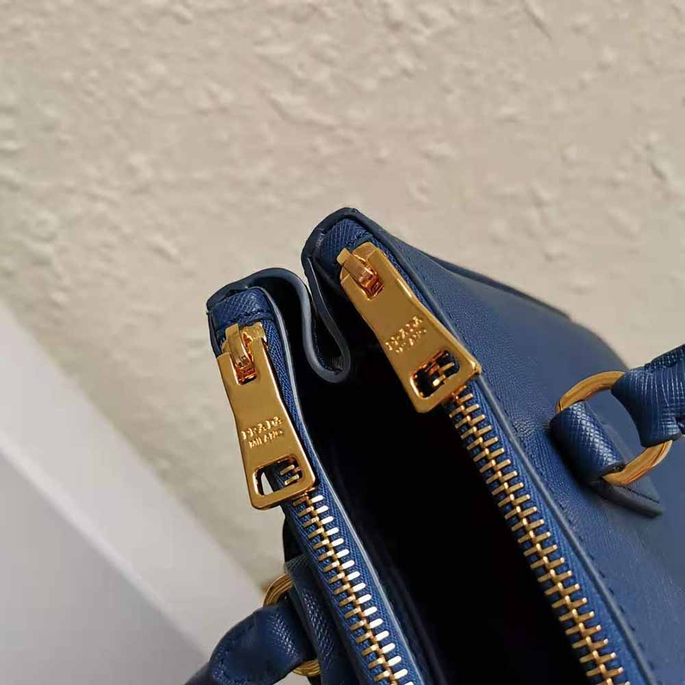 TÚI Prada Saffiano Leather Prada Galleria Bag-Navy