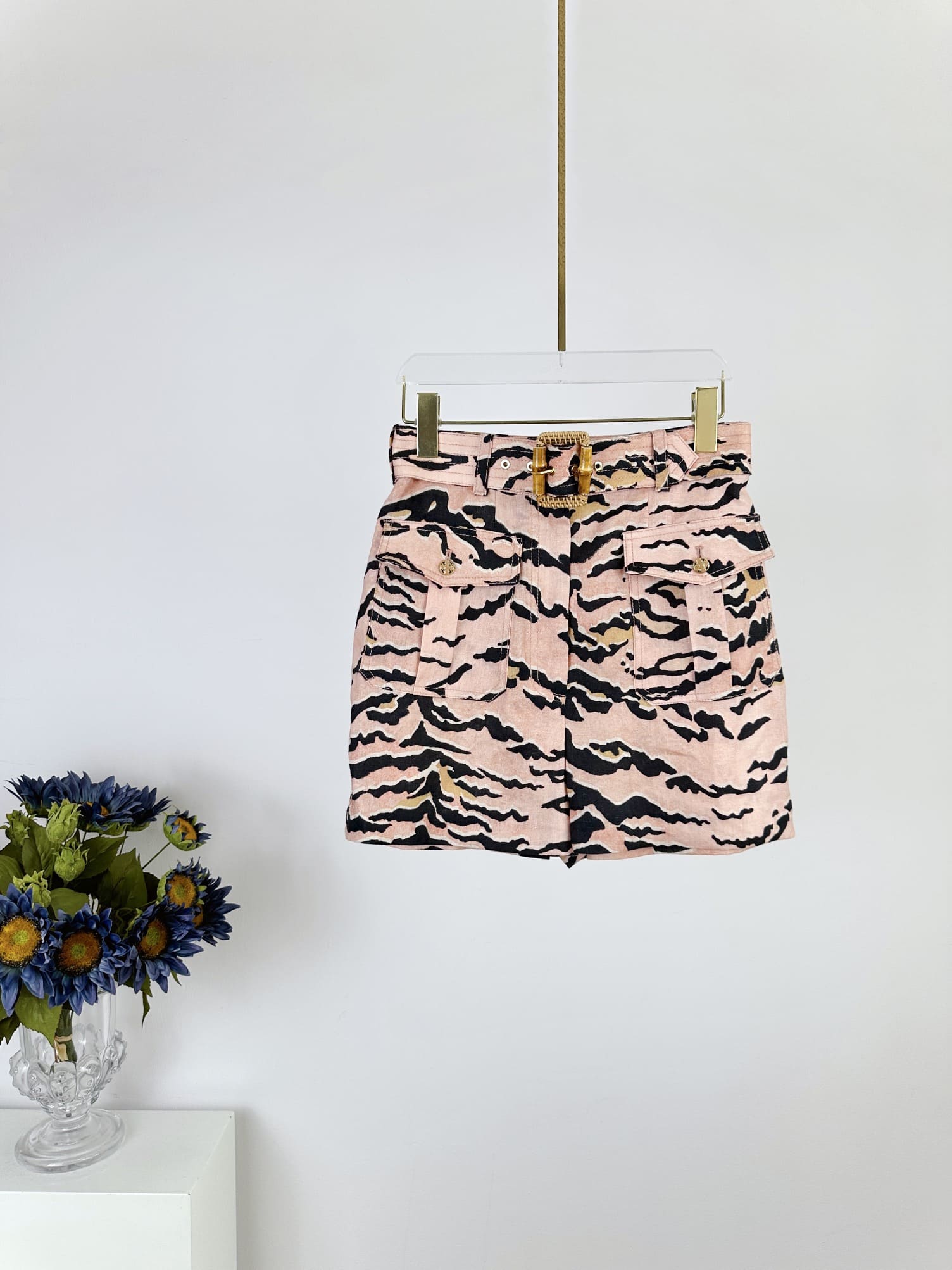 BỘ ZIMMERMANN Tiger Print Vintage Dress