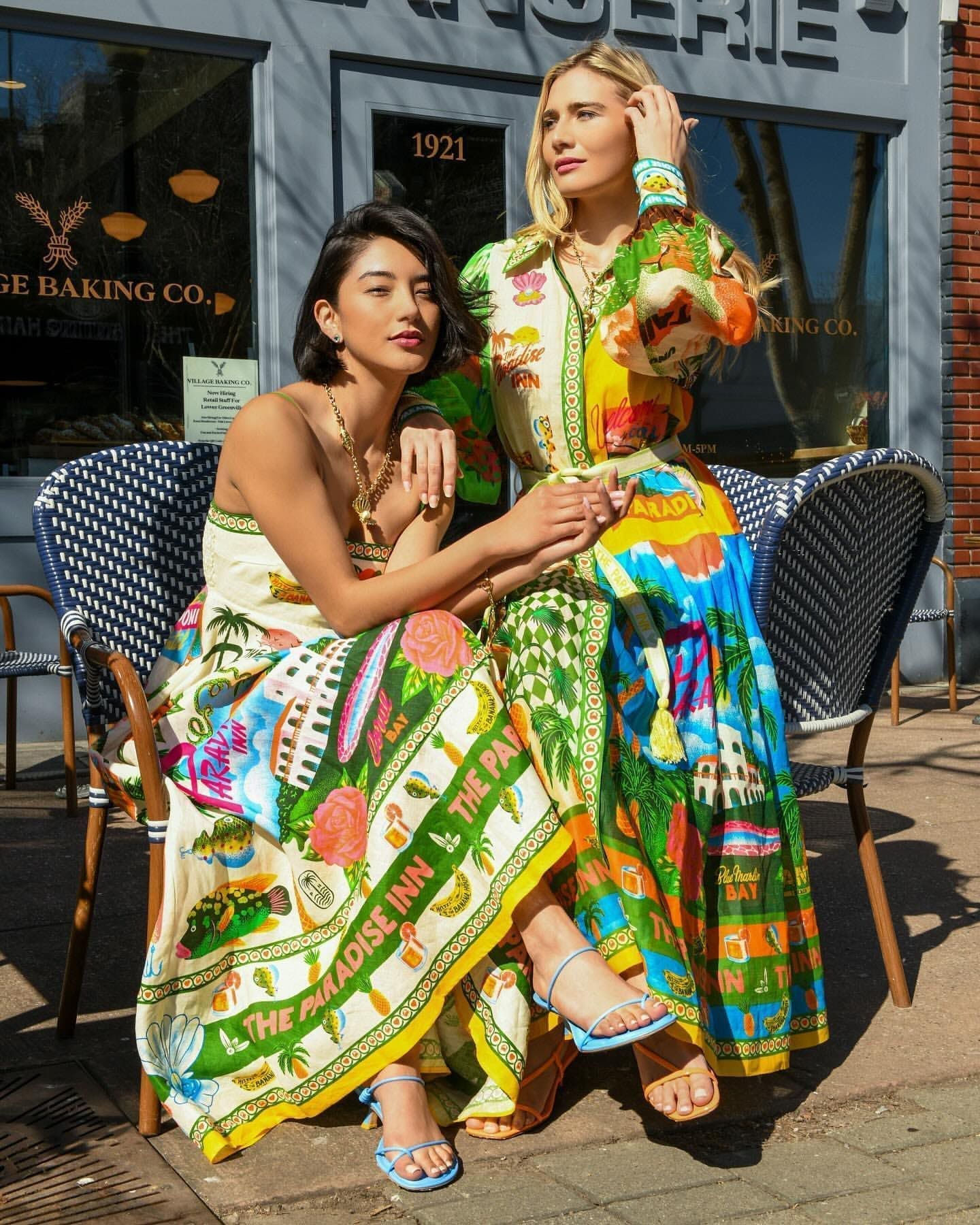 VÁY ALEMAIS HAI DÂY CỔ YẾM ALEMAIS DREAMER IN COTTON High Classy