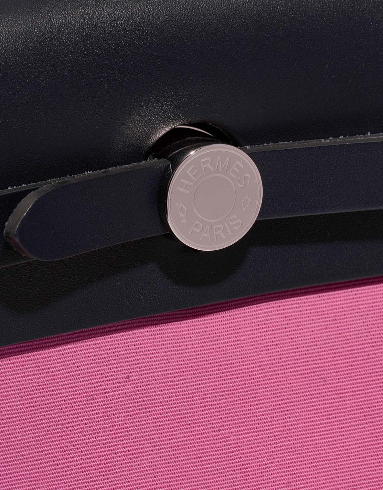 TÚI Hermès Herbag 31 Vache Hunter Toile Bubblegum Rubis Blue Indigo