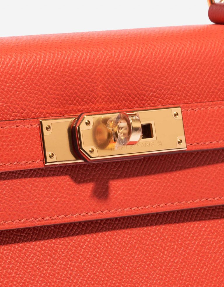 TÚI Hermès Kelly 28 Epsom Capucine Gold Buckle khóa vàng