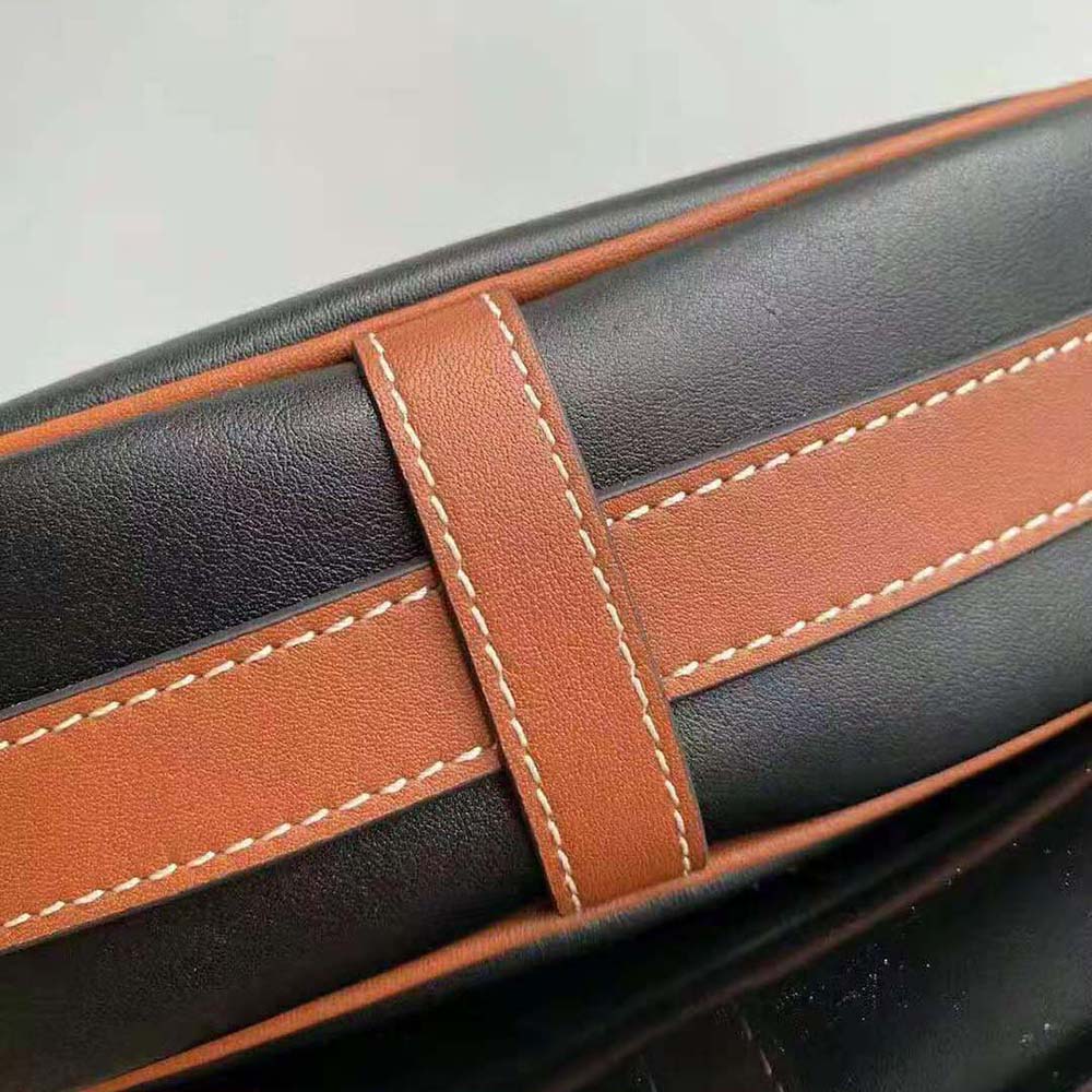 TÚI Celine Women Medium Strap Ava Bag in Smooth Calfskin-Black