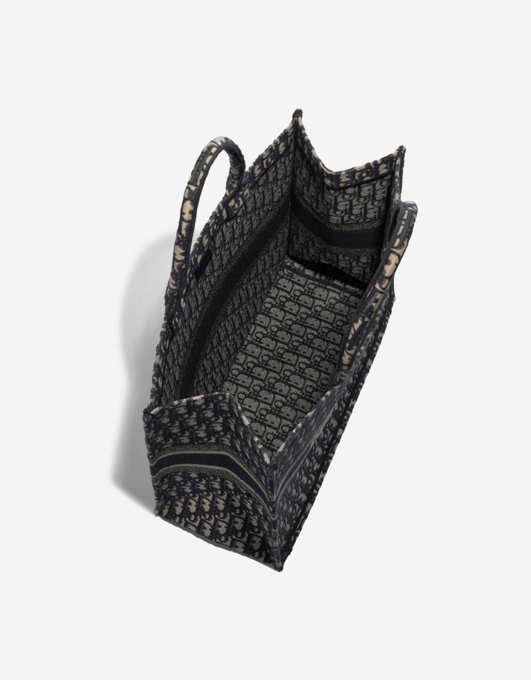 TÚI DIOR Book Tote Large Canvas Blue White