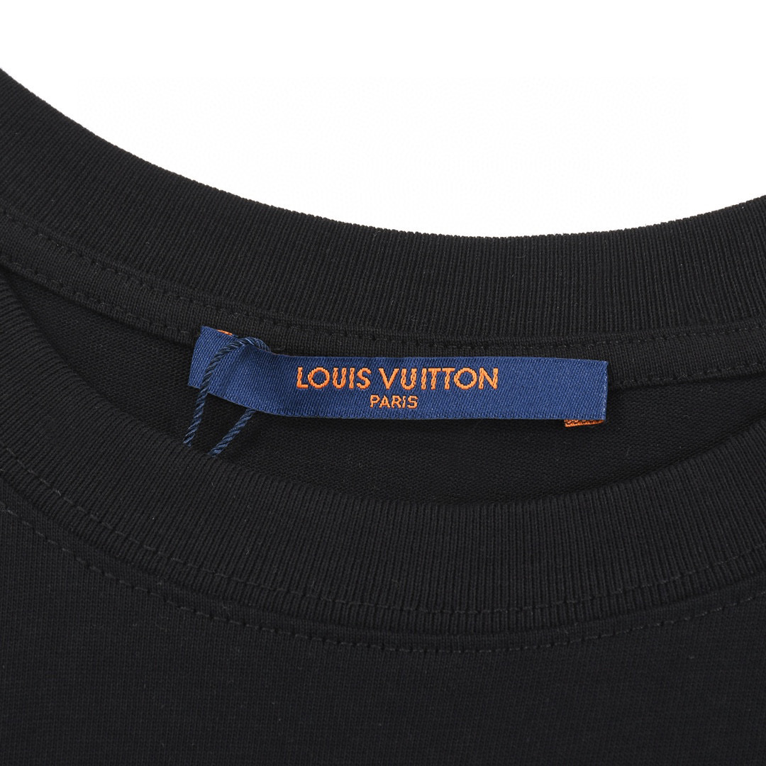 ÁO LOUIS VUITTON print cotton jersey T-shirt