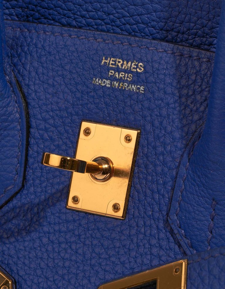 TÚI Hermès Birkin 25 Togo Blue Electrique