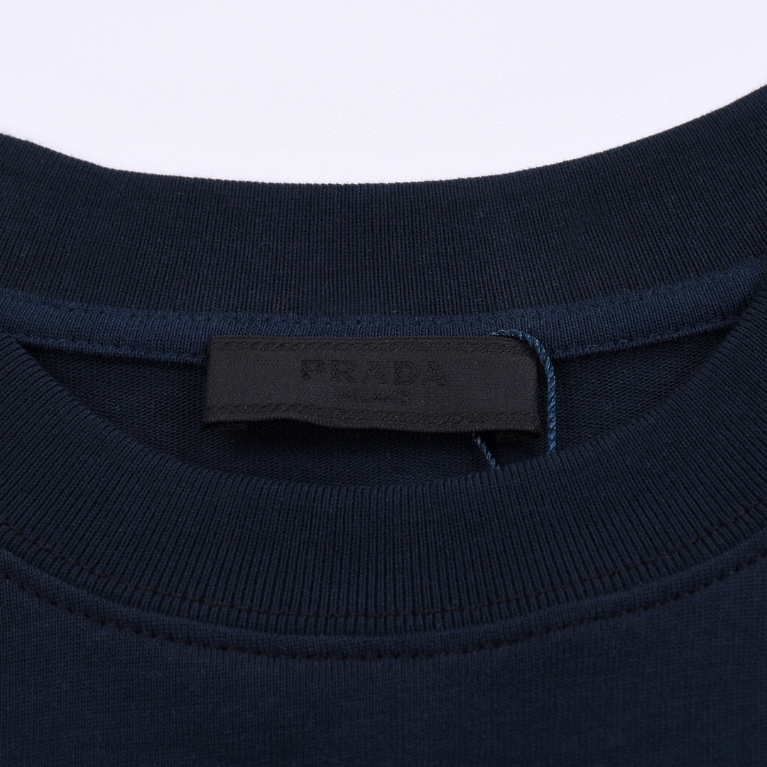 ÁO PRADA MILANO T SHIRT NAVY