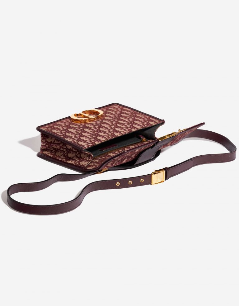 TÚI DIOR 30 Montaigne Oblique Jacquard Red