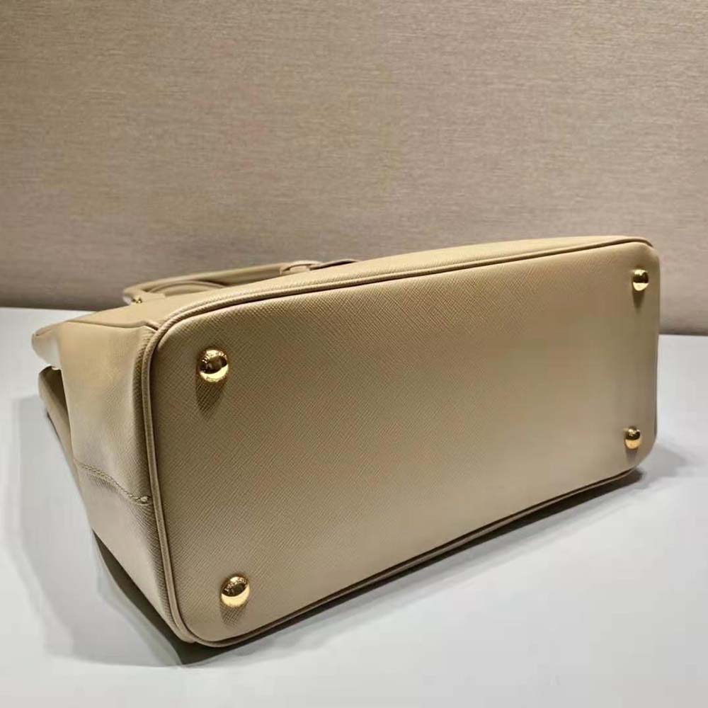 TÚI Prada Galleria Saffiano Leather Bag-Beige