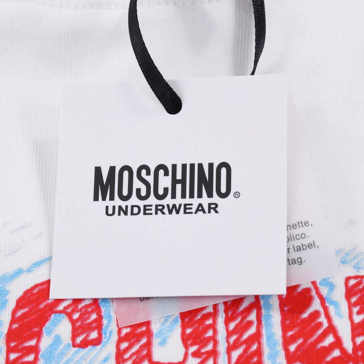ÁO MOSCHINO print cotton jersey T-shirt