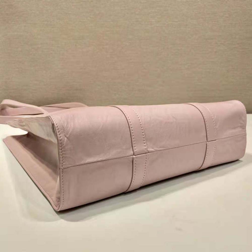 TÚI Prada Antique Nappa Leather Tote-Pink