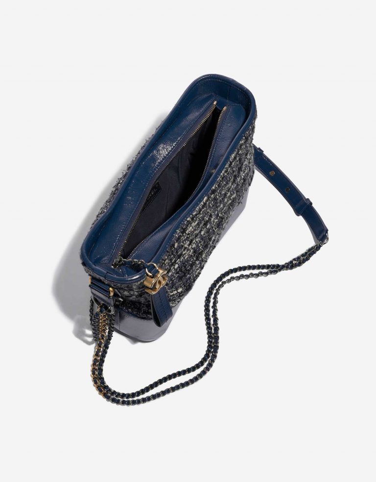 TÚI Chanel Gabrielle Medium Tweed  Calf Blue Multicolor