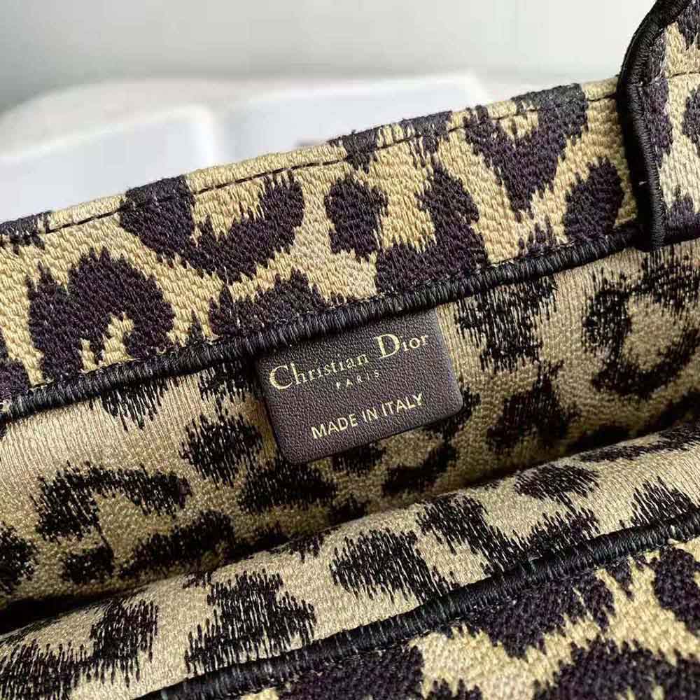 TÚI Dior Women Dior Book Tote Beige Multicolor Mizza Embroidery