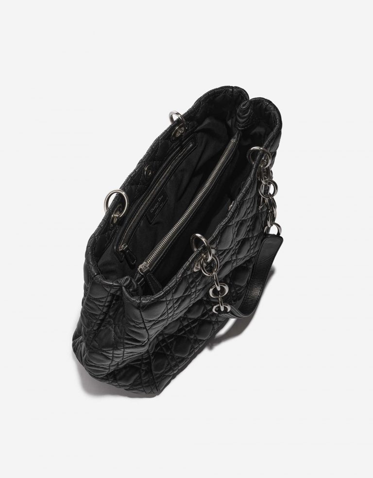 TÚI DIOR Shopper Medium Lamb Black da cừu