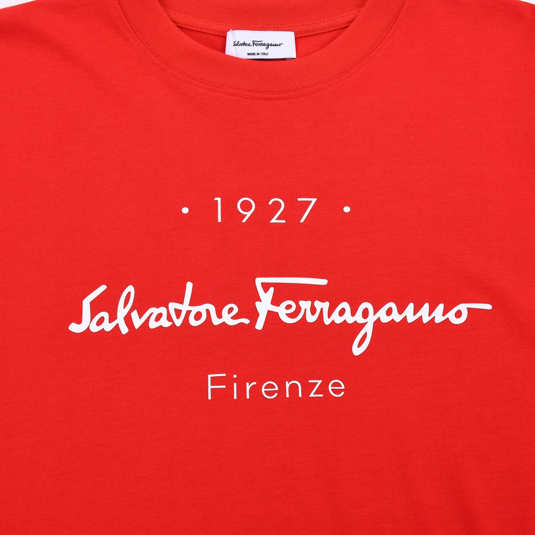 ÁO SALVATORE FERRAGAMO T SHIRT RED