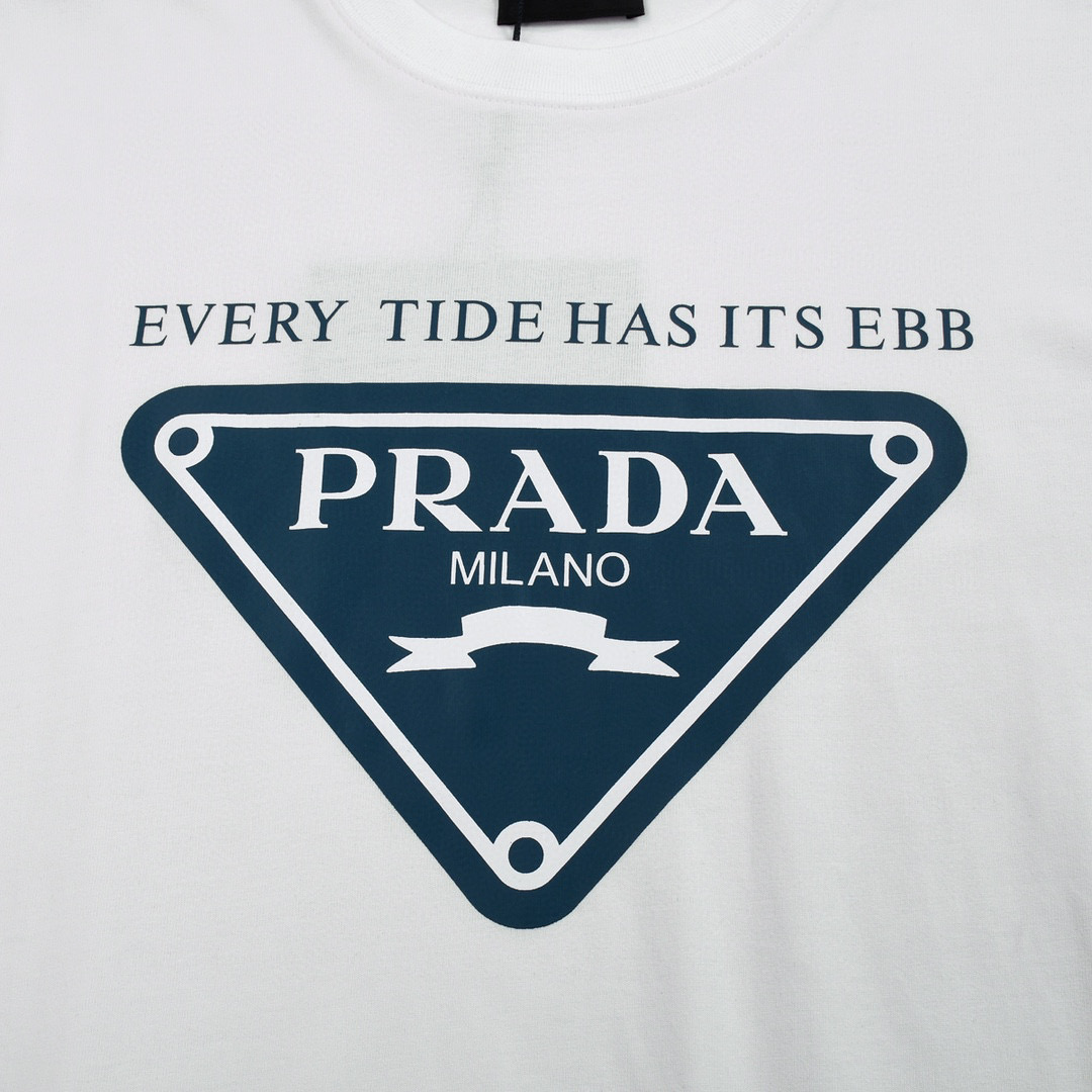 ÁO PRADA MILANO T SHIRT WHITE