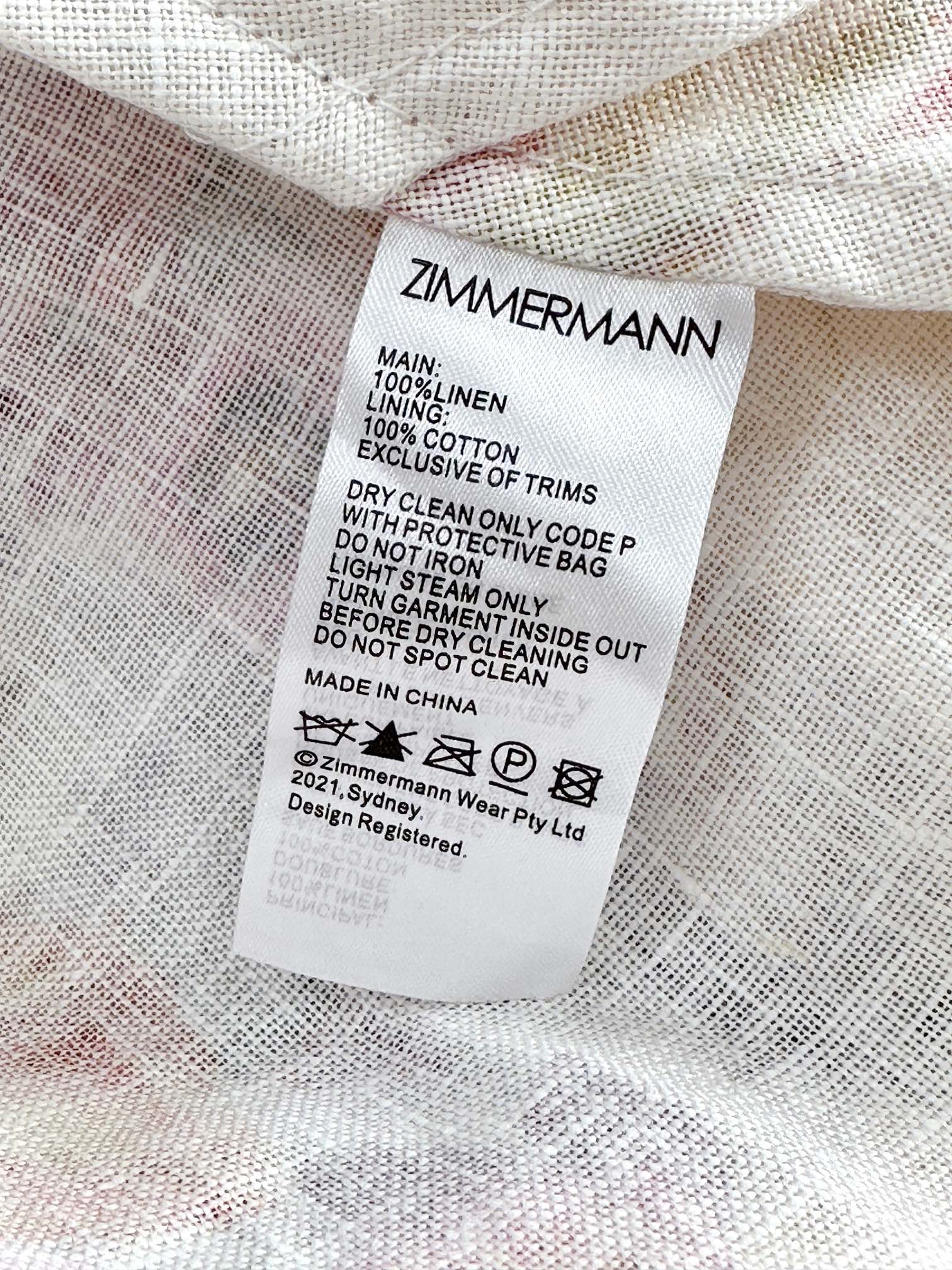 VÁY ZIMMERMANN Flower Vintage Dress