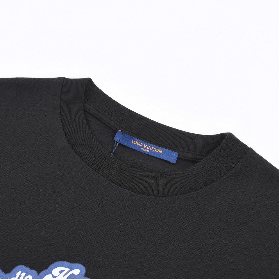 ÁO LOUIS VUITTON print cotton jersey T-shirt