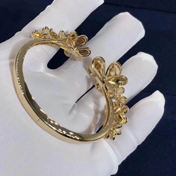 Vòng tay Van Cleef & Arpels Frivole Kim cương vàng vàng 18K