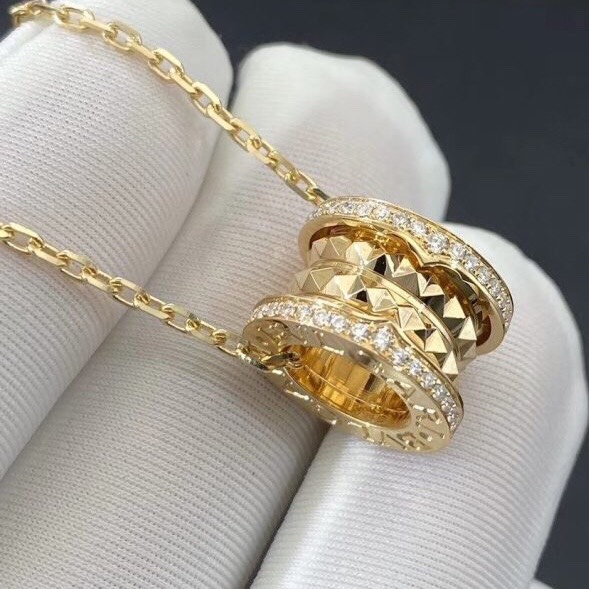 DÂY CHUYỀN BVLGARI ROCK NECKLACE DIAMOND YELLOW GOLD 18K
