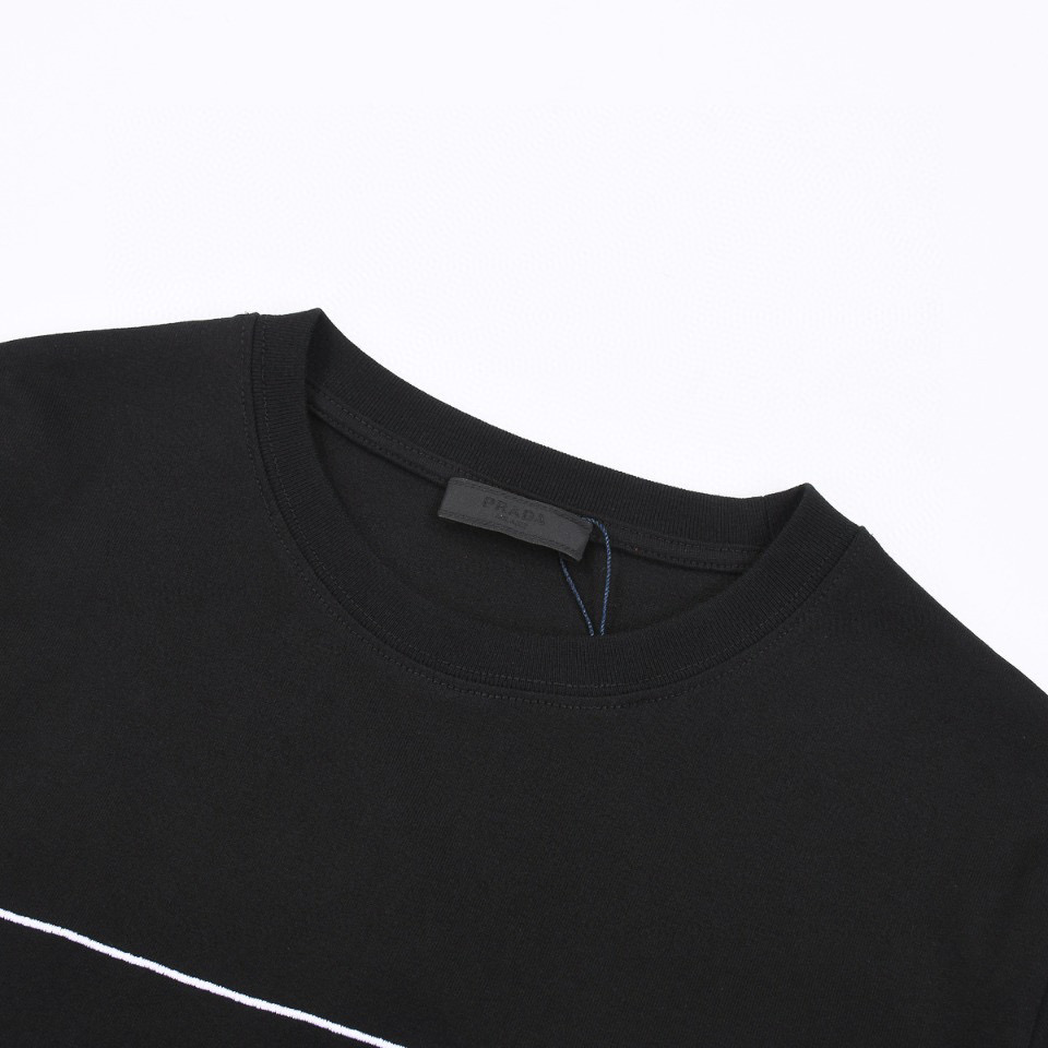 ÁO PRADA MILANO T SHIRT BLACK