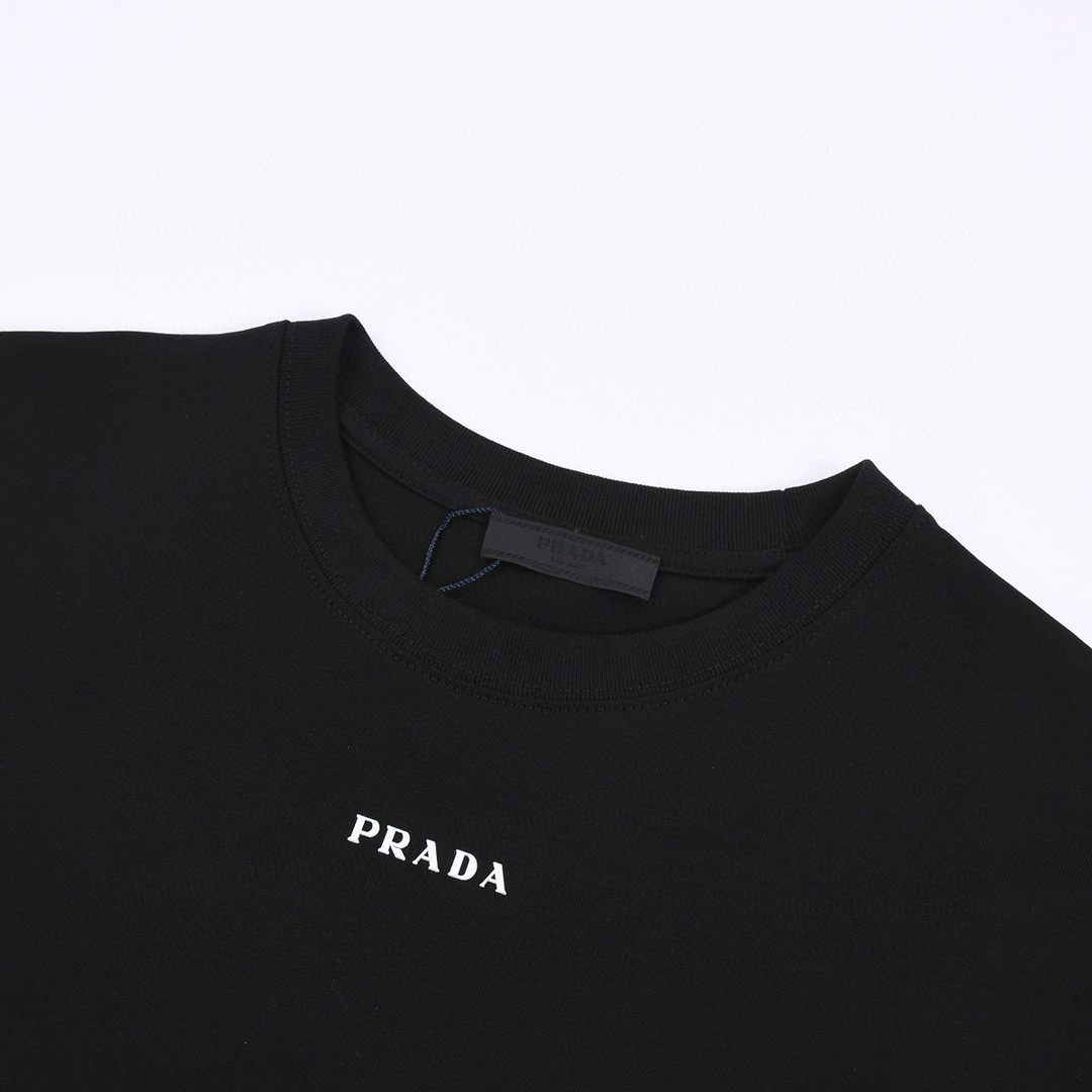 ÁO PRADA MILANO T SHIRT BLACK