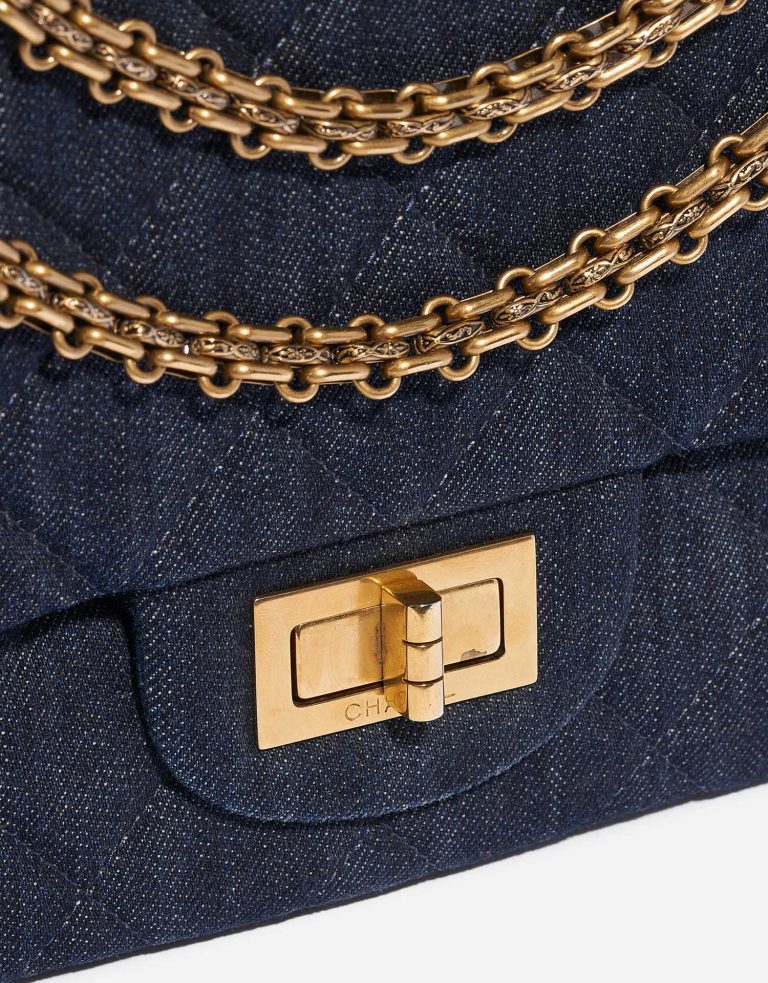 TÚI Chanel 2.55 Reissue 227 Denim Blue