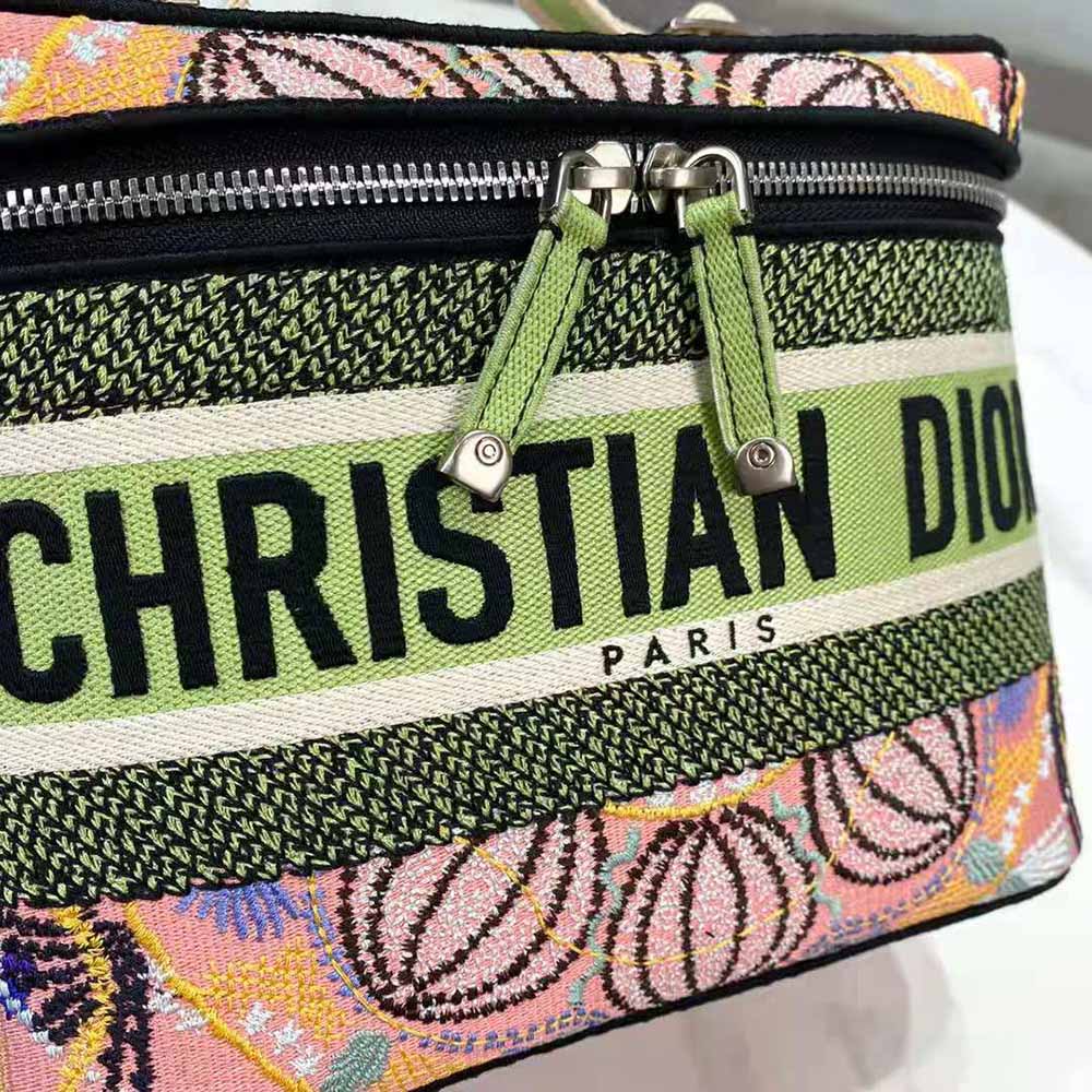 TÚI Dior Women DiorTravel Vanity Case Multicolor Dior in Lights Embroidery