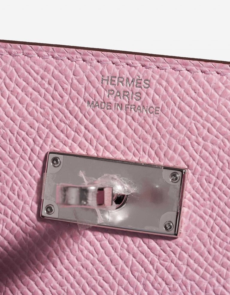 TÚI Hermès Kelly To Go Epsom Mauve Sylvestre Silver Buckle khóa trắng