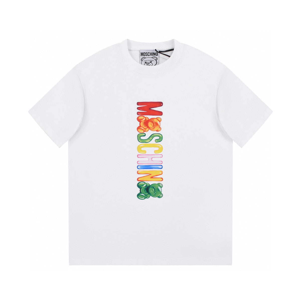 ÁO MOSCHINO print cotton jersey T-shirt