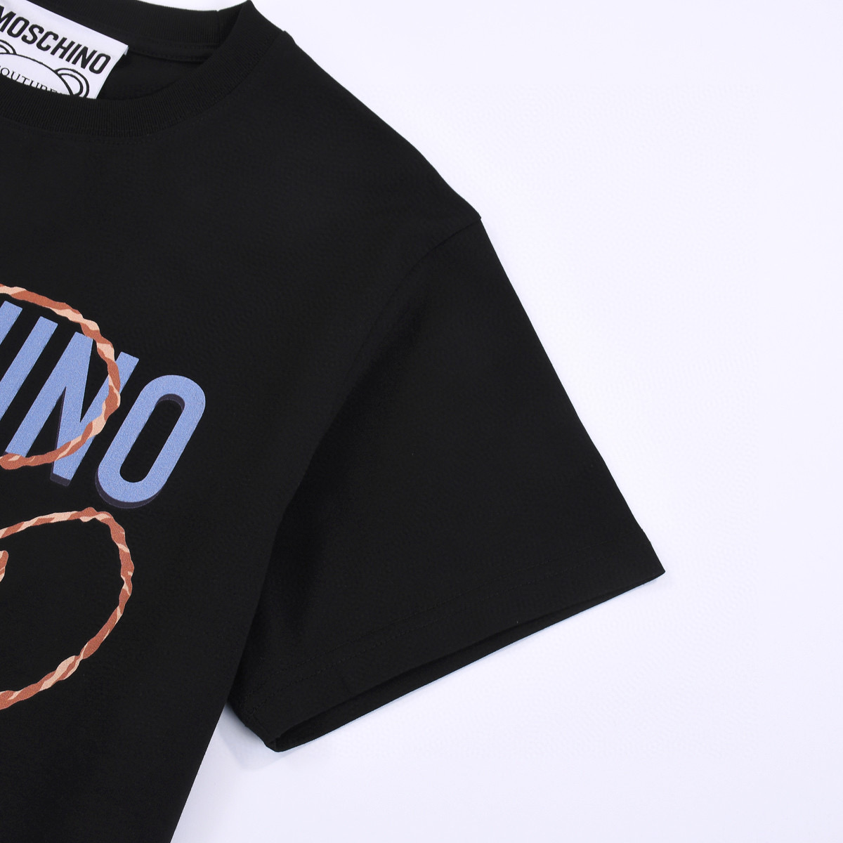 ÁO MOSCHINO print cotton jersey T-shirt