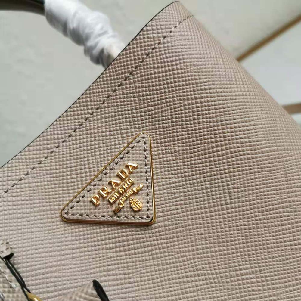 TÚI Prada Saffiano Leather Prada Panier Bag-Sandy