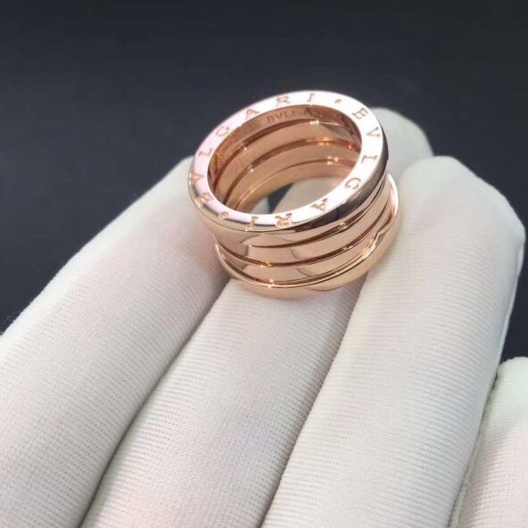 NHẪN BVLGARI B ZERO 1 FIVE BAND ANNIVERSARY ROSE GOLD 18K BẢN KỈ NIỆM