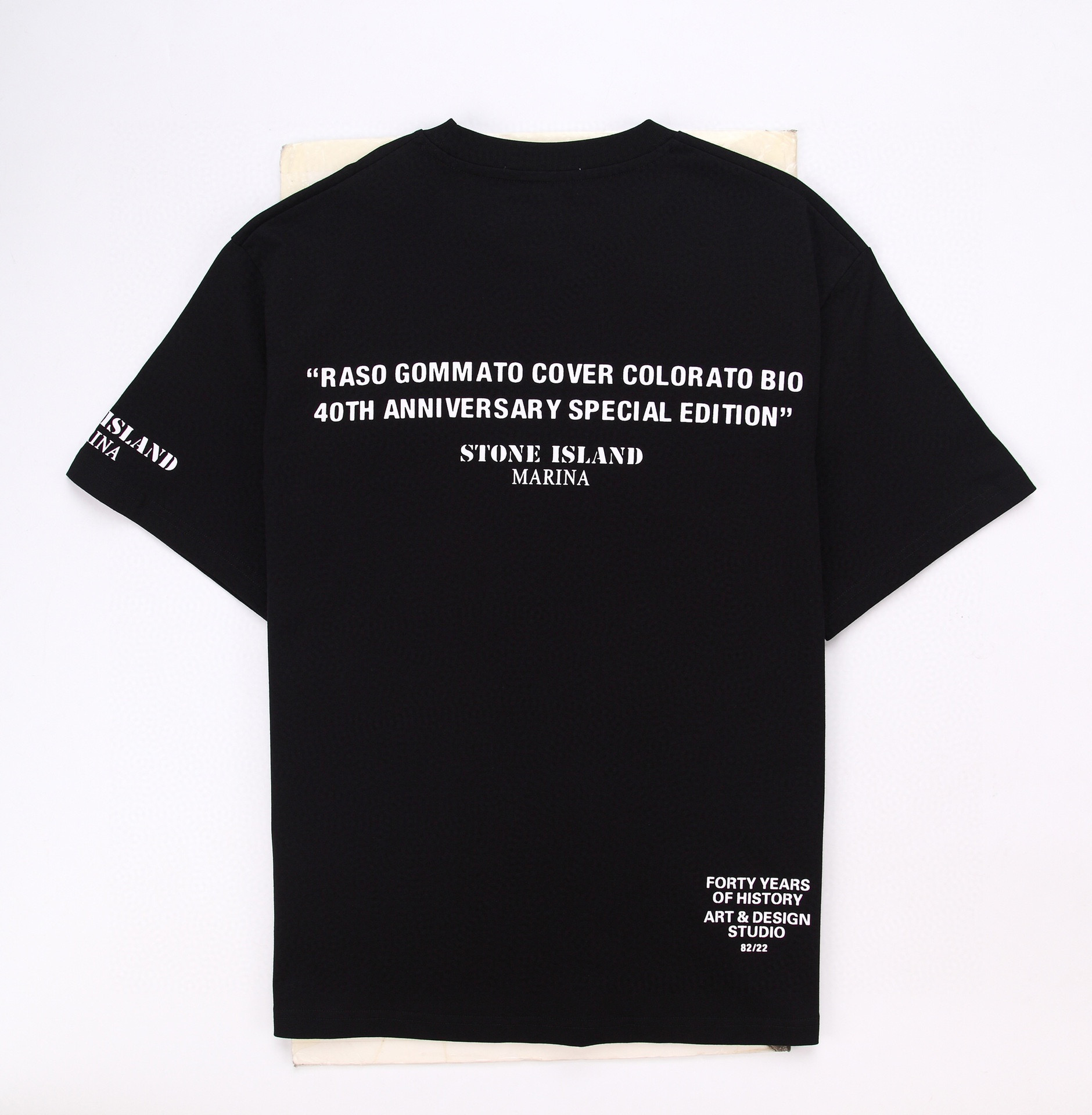 ÁO STONE ISLAND print cotton jersey T-shirt